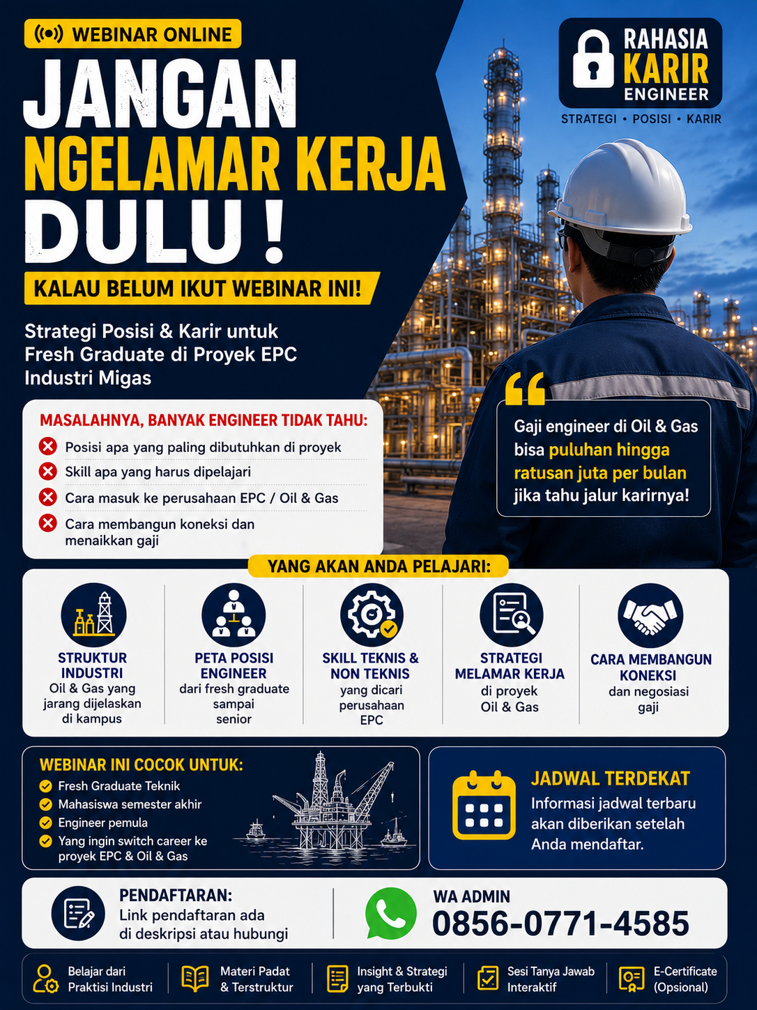 Rahasia Karir Engineer di Oil & Gas Industry