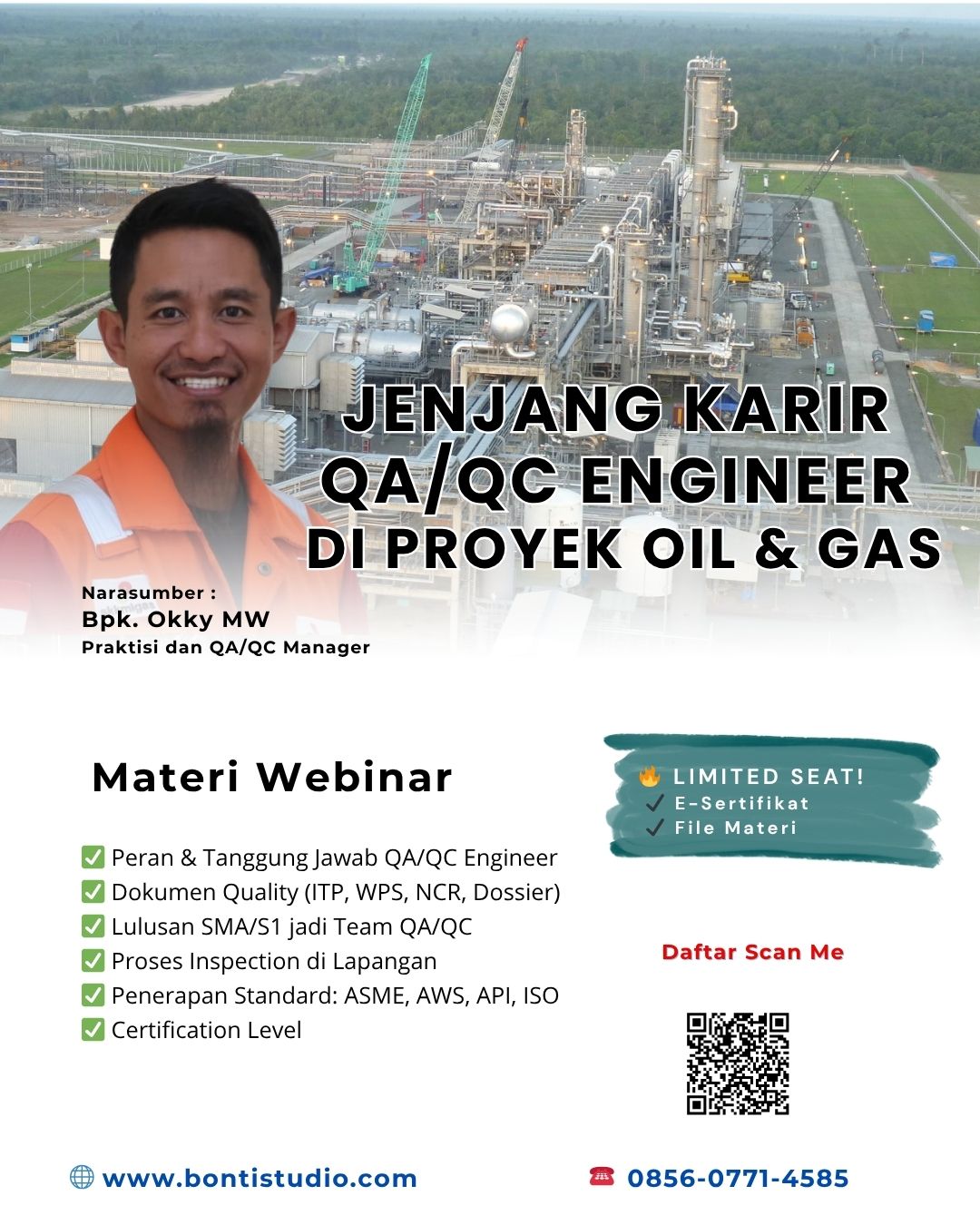 e-Learning - Jenjang Karir QA/QC Engineer di Industri Migas